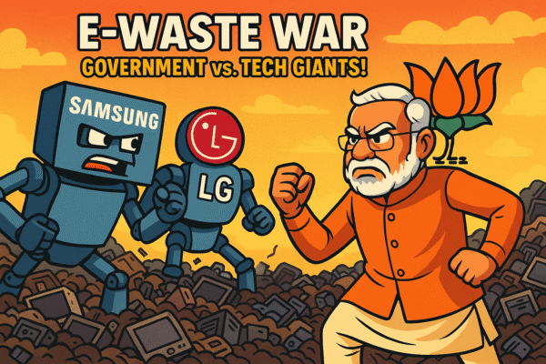 The E-Waste Showdown: LG and Samsung vs. the Modi Government Tech Giants vs Government